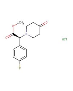 Astatech (S)-METHYL (4-FLUOROPHENYL)-(4-OXO-1-PIPERIDINYL)ACETATE HCL; 1G; Purity 97%; MDL-MFCD17926393